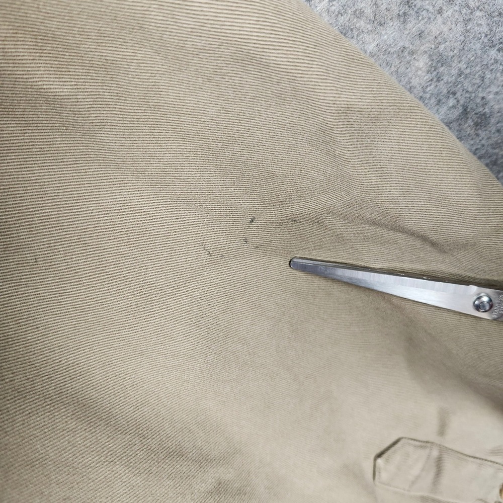 Great Northwest Men 4XL Khaki‎ Cotton Flannel Lined Chore Coat Plaid Workwear - Picture 6 of 16